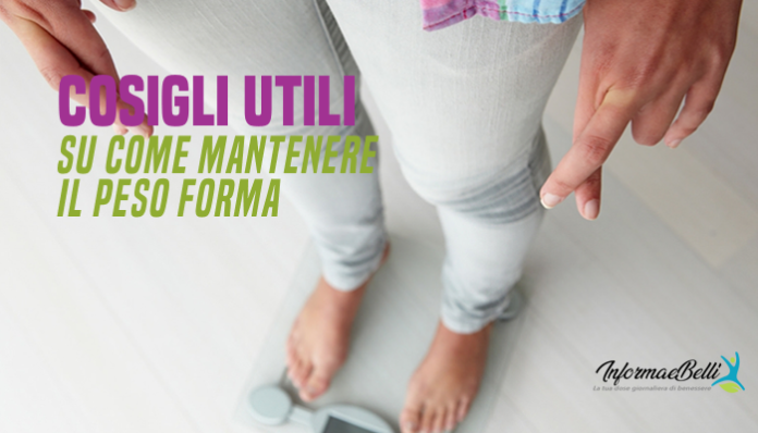 come mantenere il peso forma