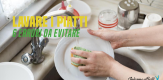 come lavare i piatti