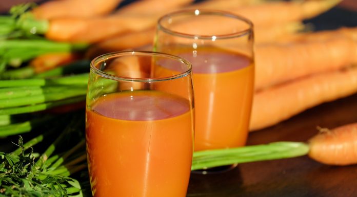 Succo di carota e zenzero