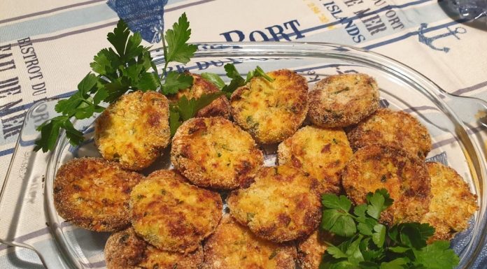 Polpette zucchine patate friggitrice aria