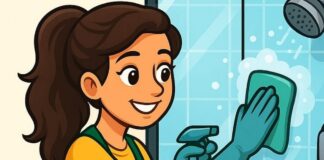 Pulizia completa della doccia